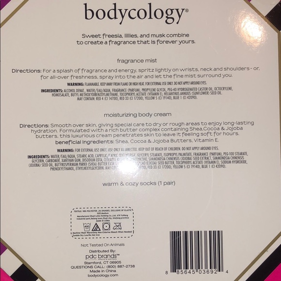 Bodycology Cream, Socks & Mist - Picture 2 of 7